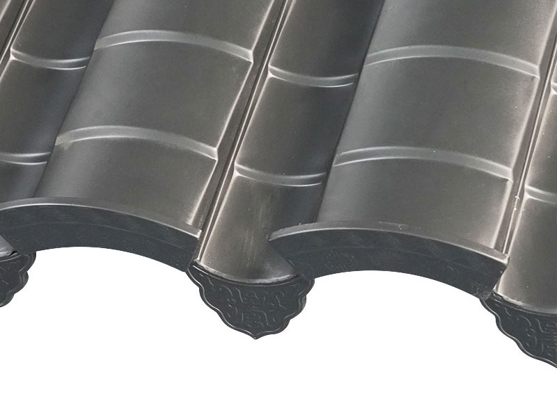 อลูมิเนียมแมงกานีสแมงกานีสสไตล์ฮุ่ยโบราณกระเบื้องหลังคาโลหะอินดิโก้เมทิโก