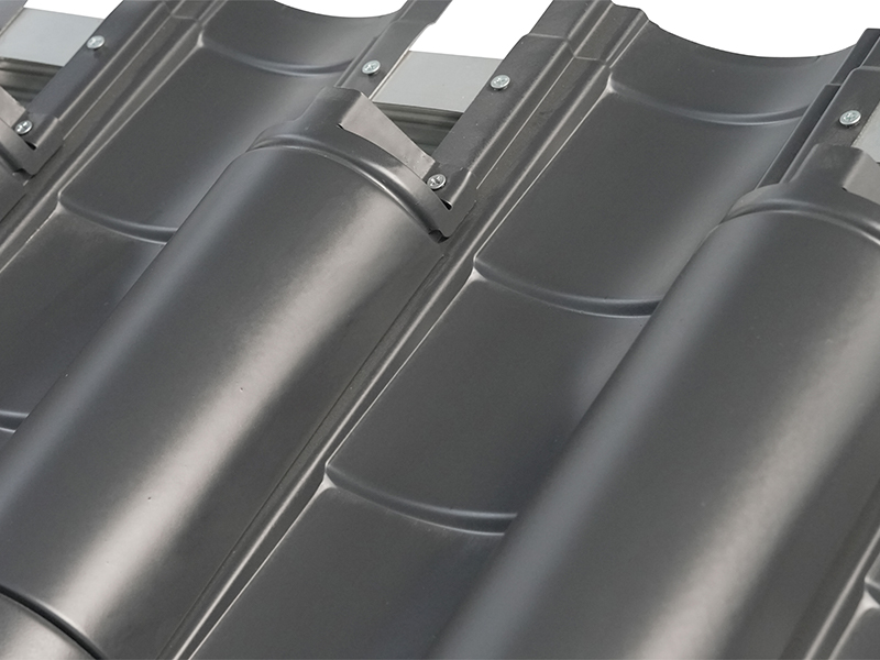 กระเบื้องอลูมิเนียมแมงกานีสแมงกานีสทรงกระบอกโลหะหลังคามุงหลังคา