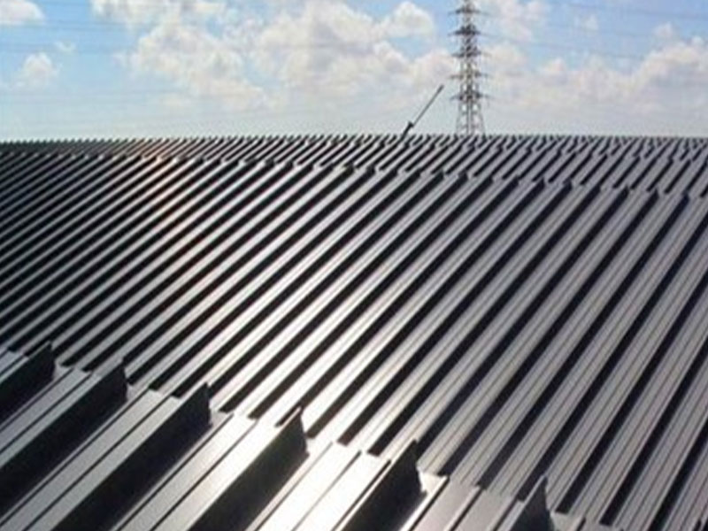 แมงกานีสแมกนีเซียมอลูมิเนียมยืนกระเบื้องหลังคาโลหะตะเข็บ